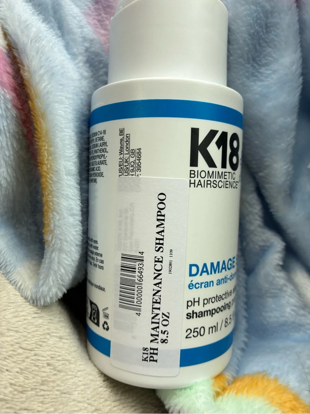 K18 Damage Shield pH Protective Shampoo 8.5 oz 250mL NEW Full Size